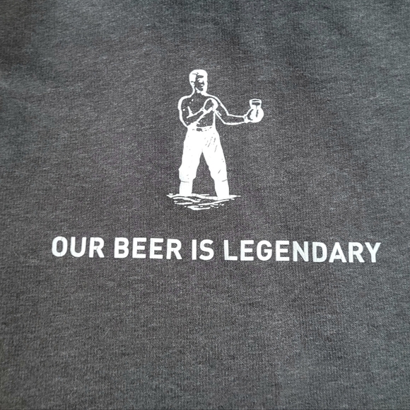 BOXING ROCK BREWING CO HOODIE SHELBURNE NOVA SCOTIA GRAY UNISEX SMALL - Picture 7 of 7